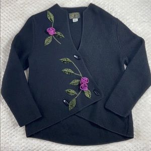 Beautiful 💯 Wool Cardigan Jacket by South Wool